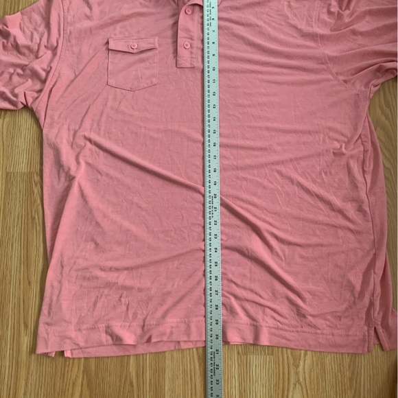 Footjoy Golf Shirt Polo Pink 2XL Pocketed - Picture 5 of 7